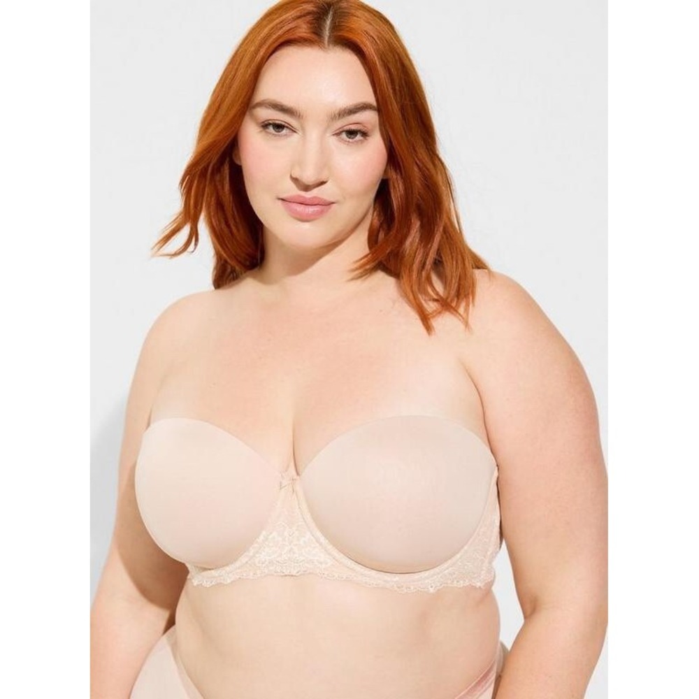 Torrid Bombshell Everyday‎ Strapless Convertible Push Up Bra Plus Size 40DDD